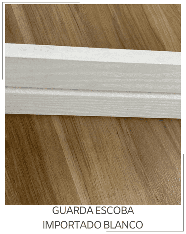 Guarda escobas blanco importado