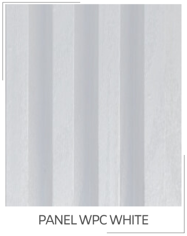 Panel para pared wpc White