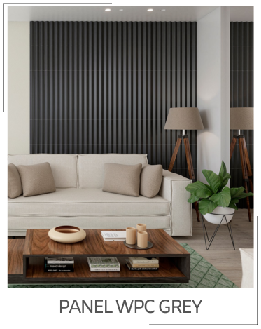 Panel para pared wpc Grey