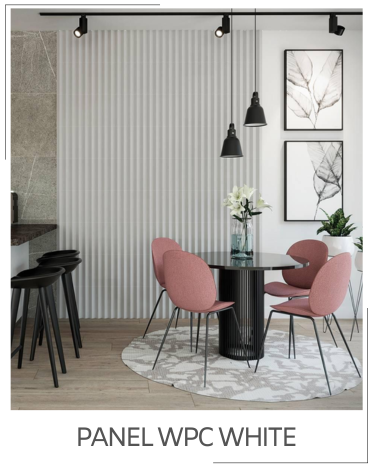 Panel para pared wpc White